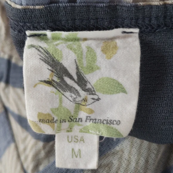 Anthropologie WESTON WEAR Animal Print Mesh Y2K Babydoll Top sz M Women's Blouse - Picture 4 of 4